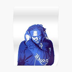 Lucki FLM Blue Poster RB1010