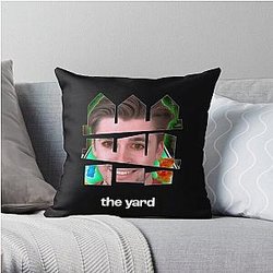 Gummy Ludwig Yard Podcast Logo Throw Pillow RB0208