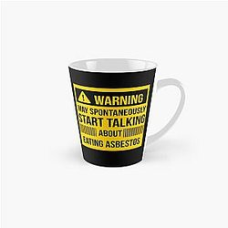 warning may spontaneously talk about eating asbestos  Tall Mug RB0208