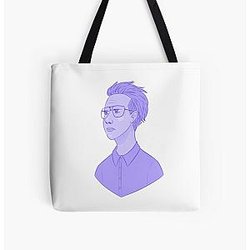 Purple Marilyn Manson All Over Print Tote Bag RB2709