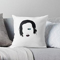 Marilyn Manson(5) Throw Pillow RB2709