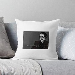 marilyn manson meme Throw Pillow RB2709