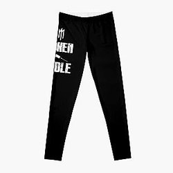 Marilyn Manson Broken Needle white Leggings RB2709