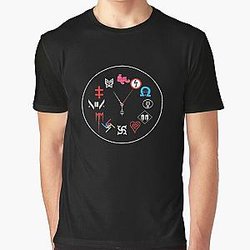 Marilyn Manson Time Graphic T-Shirt RB2709