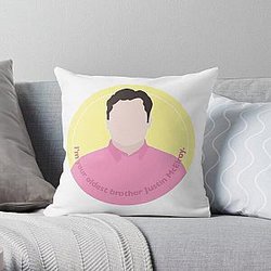 Your Oldest Brother Justin McElroy Throw Pillow RB1010