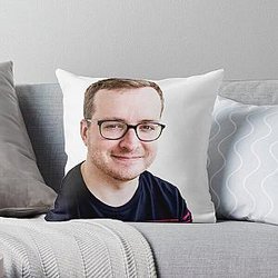 Griffin McElroy - MBMBaM - TAZ Throw Pillow RB1010