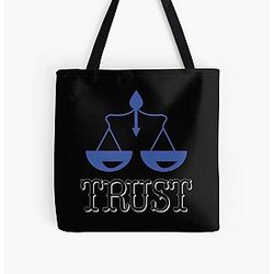 TRUST- Trust quotes All Over Print Tote Bag RB0811