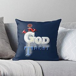 In God I Trust   Throw Pillow RB0811