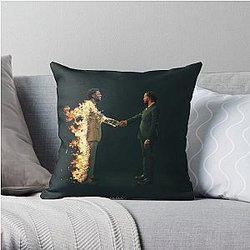 Randle, Brunson, Metro Boomin Throw Pillow RB0706