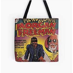 Metro Boomin Morgan Freeman Heroes and Villains Album Graphic All Over Print Tote Bag RB2607