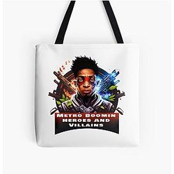 Metro Boomin Heroes And Villains All Over Print Tote Bag RB2607