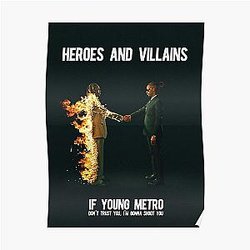 Metro Boomin : Heroes And Villains Poster RB2607