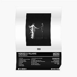 Metro Boomin - Heroes and Villains | Metro Boomin Album Poster RB2607