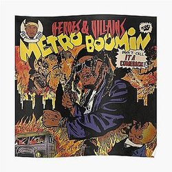 Heroes & Villains, Metro Boomin Alternative Cover Poster RB2607