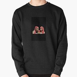 Graphic design of Nicki Minaj and MeganThee Stallion Pullover Sweatshirt RB2811