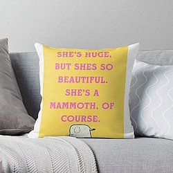 Nicki Minaj Quote Poster Throw Pillow RB2811