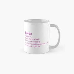 Nicki Minaj Barbz Aesthetic Quote Classic Mug RB2811