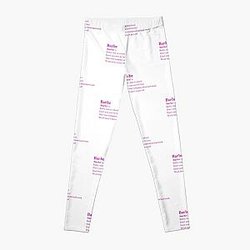 Nicki Minaj Barbz Aesthetic Quote Leggings RB2811