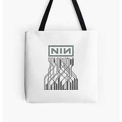 maximiser Nine Inch Nails band utilisée All Over Print Tote Bag RB0211