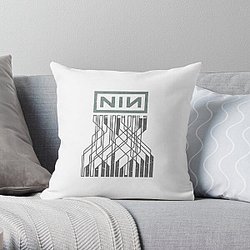 maximiser Nine Inch Nails band utilisée Throw Pillow RB0211