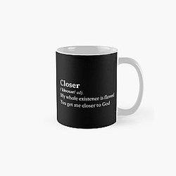 Nine Inch Nails Aesthetic Quote Rock Metal Lyrics Closer Black Classic Mug RB0211