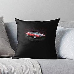 1972 De Tomaso Pantera GTS  Throw Pillow RB2611