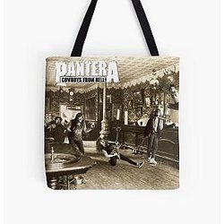 Alternative Cover Album Musical  Pantera rock band 004 Poster All Over Print Tote Bag RB1110