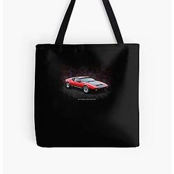 1972 De Tomaso Pantera GTS  All Over Print Tote Bag RB1110