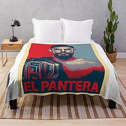 Yair Rodriguez el pantera Throw Blanket RB1110