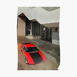 De Tomaso Pantera 1973 Poster RB1110