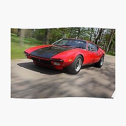 De Tomaso Pantera 1973 Poster RB1110