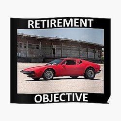 RETIREMENT OBJECTIVE RED PANTERA Poster RB1110