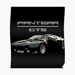 De Tomaso Pantera De Tomaso Pantera Gt5 Zipped Hoodie Poster RB1110