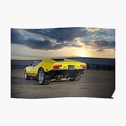 DeTomaso Pantera Poster RB1110