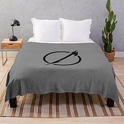 Logo of qotsa Throw Blanket RB1911