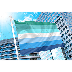 Blue Gay Men Flag PN0112