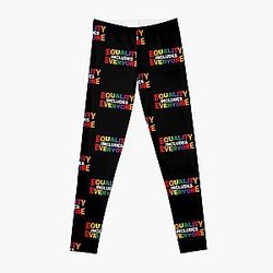 Equality Includes Everyone, LGBT Rainbow Pride Leggings RB1603