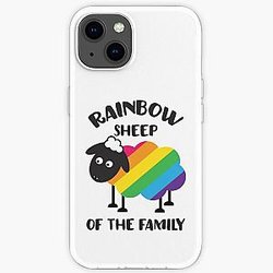 Rainbow Sheep Of The Family LGBT Pride iPhone Soft Case RB1603