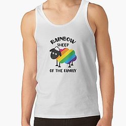 Rainbow Sheep Of The Family LGBT Pride Tank Top RB1603