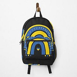 Rainbow Backpacks - Ukraine Rainbow Flag  Backpack RB1603