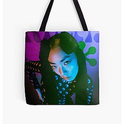 Rina Sawayama Groovy Design All Over Print Tote Bag RB0211