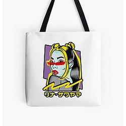 Rina Sawayama Merch Rina Sawayama All Over Print Tote Bag RB0211