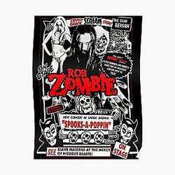 Vintage rob zombie band art Poster RB2709