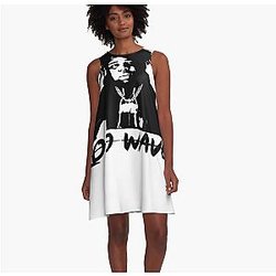 Rod Wave Designs Rod Wave Art A-Line Dress Premium Merch Store