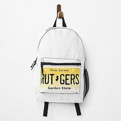 New Jersey RU License Plate Backpack RB0211