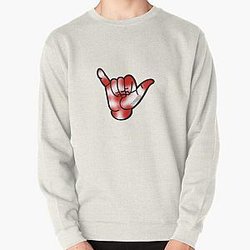 rutgers university hand Pullover Sweatshirt RB0211