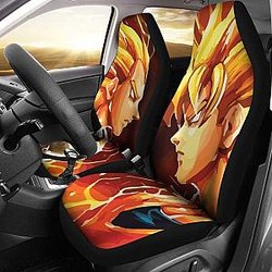 Saiyan Battle - Car Seat Covers - (Set of 2) Universal Fit SC2712