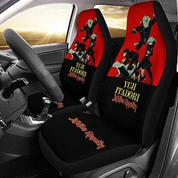 Yuji Itadori Car Seat CoversJujutsu KaiSen Anime Seat Covers Ci0713 SC2712