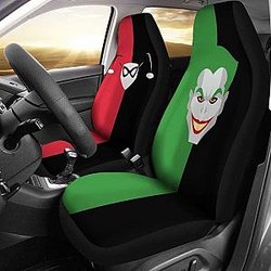 Joker And Harley Quinn Car Seat Covers Universal Fit 051312 SC2712