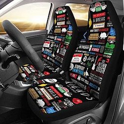 Friends Tv Show Car Seat Covers Universal Fit 051312 SC2712